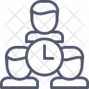 Team clock Icon