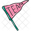 Team Flag Sports Flag Emblem Icon