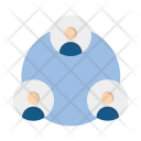 Team Management Network Icon