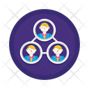 Team Network Team Connection Group Icon