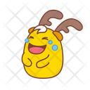 Tear Smile Sticker Icon