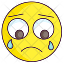 Teary Eyes Emoji Crying Expression Emotag Icon