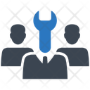 Repair Team Service Support Icon