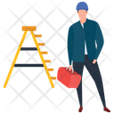 Handyman Technician Electrician Icon