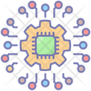 Technologies Processor Modern Icon