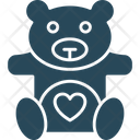 Teddy Heart Sign Teddy Bear Icon