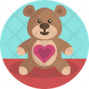 Baby Teddy Bear Doll Icon