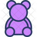 Teddy Bear Doll Toys Icon