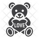 Teddy Bear Heart Icon
