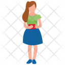 Teenager Girl  Icon