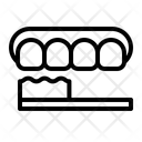 Cleaning Brush Paste Icon