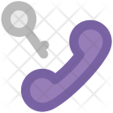 Telephone Receiver Key Icon