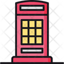 Telephone Booth Phone Booth Telephone Box Icon