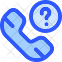 Help Support Telephone Question Icon