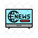Television News Color Icon
