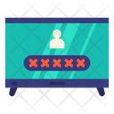 Television Password Icon