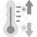 Temperature Control Indicator Monitoring Icon