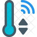 Temperature Control Thermometer Icon