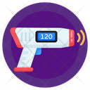 Infrared Thermometer Temperature Gun Digital Gun Icon