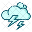 Tempestade Trovao Nuvem Ícone