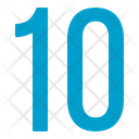 Ten Numbers Icon