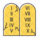 Ten Commandments Icon