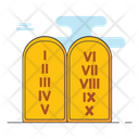Ten Commandments Icon