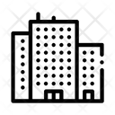 Tenement House Skyscraper Icon