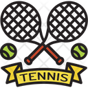 Tennis Logo Tennis Racket And Ball Tennis Racket Icon