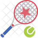 Tennis Racket And Ball Icon