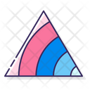 Ternary Contour Plot Planning Stats Pyramid Icon