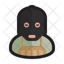 Terrorist Terrorism Robber Icon