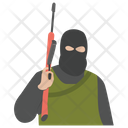 Terrorist Killer Rebel Icon