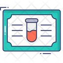 Test Certificate Test Report Lab Report Icon