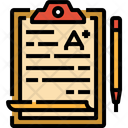 Test Result Education Exam File Document Icon