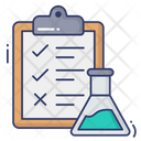 Test Result Check List Flask Icon