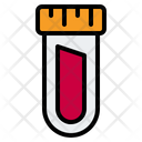Test Tube Blood Sample Laboratory Icon