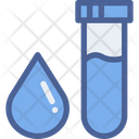 Test Tube Blood Sample Vaccine Icon