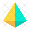 Geometry Shape Tetrahedron Shape Icon
