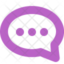 Text Chat Bubble Icon