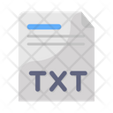 Text File File Format Document Icon