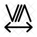 Text Tracking Icon