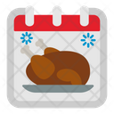 Thanksgiving Day Calendar Icon