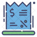 The Bill Receipt Invoice Icon