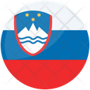 The National Flag Of Slovenia  Icon