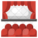 Theater Curtains Stage Icon