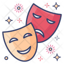 Face Masks Carnival Masks Props Icon