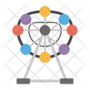 Theme Park Amusement Park Ferris Wheel Icon