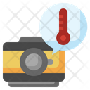 Thermometer Measuring Mercury Icon