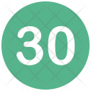 Thirty  Icon